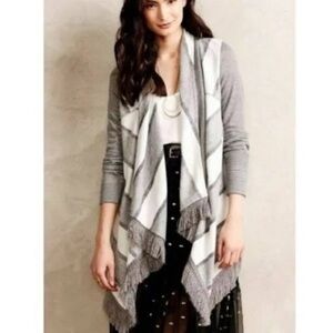 Anthropologie Saturday Sunday Elise striped cardigan size M